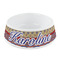 Vintage Stars & Stripes Plastic Dog Bowl - Small (Personalized)