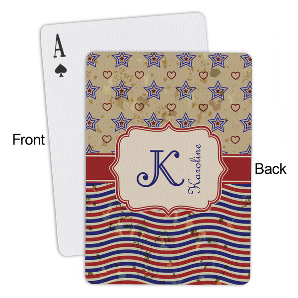 Vintage Stars & Stripes Playing Cards - Approval