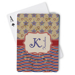 Vintage Stars & Stripes Playing Cards (Personalized)