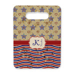 Vintage Stars & Stripes Rectangular Trivet with Handle (Personalized)