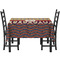 Vintage Stars & Stripes Rectangular Tablecloths - Side View