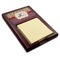 Vintage Stars & Stripes Red Mahogany Sticky Note Holder (Personalized)