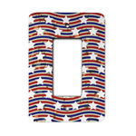 Vintage Stars & Stripes Rocker Style Light Switch Cover - Single Switch