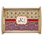 Vintage Stars & Stripes Natural Wooden Tray - Small (Personalized)