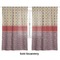 Vintage Stars & Stripes Sheer Curtains