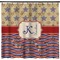 Vintage Stars & Stripes Shower Curtain (Personalized)