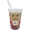 Vintage Stars & Stripes Sippy Cup with Straw (Personalized)