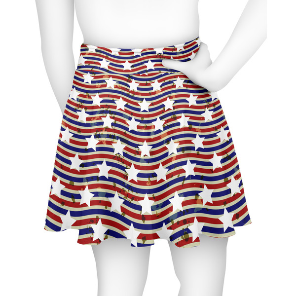 Vintage Stars & Stripes Skater Skirt - Back