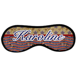 Vintage Stars & Stripes Sleeping Eye Masks - Large (Personalized)