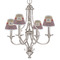 Vintage Stars & Stripes Small Chandelier Shade - LIFESTYLE (on chandelier)