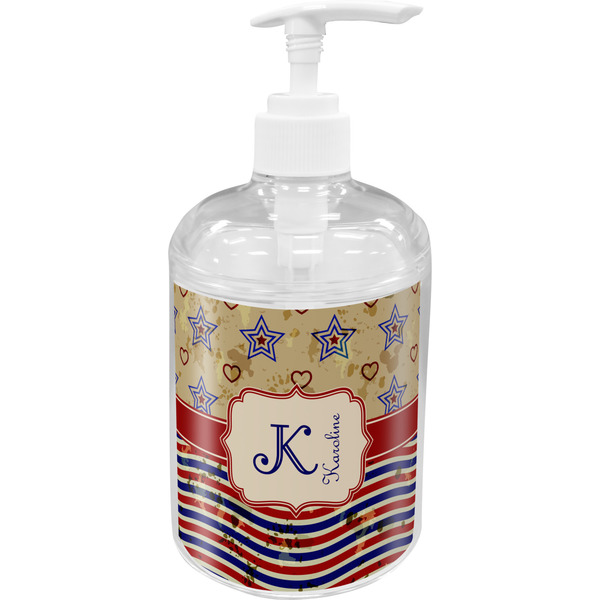 Vintage Stars & Stripes Bathroom Accessories Set (Personalized)