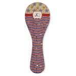 Vintage Stars & Stripes Ceramic Spoon Rest (Personalized)