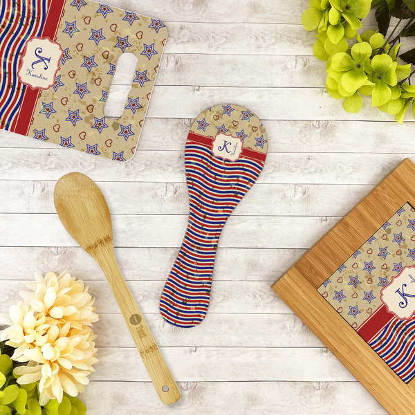 Vintage Stars & Stripes Spoon Rest Trivet - LIFESTYLE