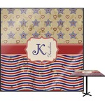 Vintage Stars & Stripes Square Table Top (Personalized)