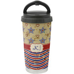 Vintage Stars & Stripes Stainless Steel Coffee Tumbler (Personalized)