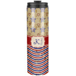 Vintage Stars & Stripes Stainless Steel Skinny Tumbler - 20 oz (Personalized)
