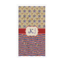 Vintage Stars & Stripes Guest Towels - Full Color - Standard (Personalized)