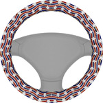 Vintage Stars & Stripes Steering Wheel Cover (Personalized)