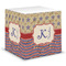 Vintage Stars & Stripes Sticky Note Cube (Personalized)