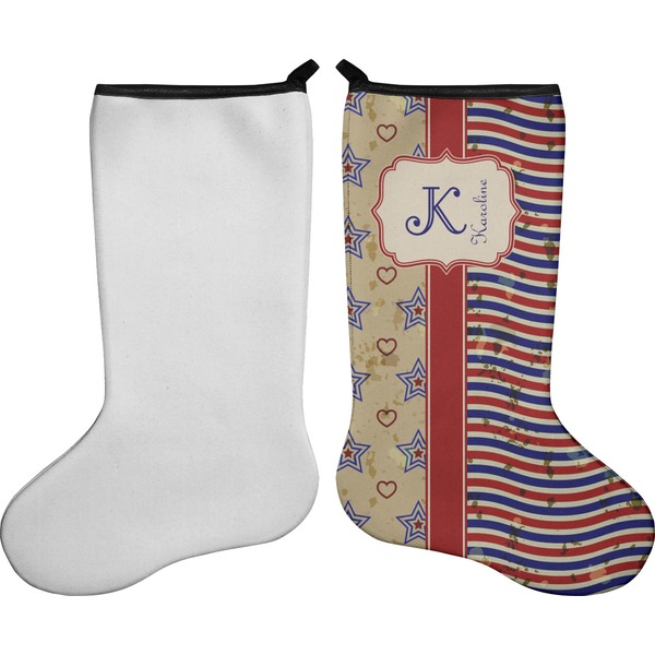 Vintage Stars & Stripes Stocking - Single-Sided - Approval