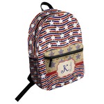 Vintage Stars & Stripes Student Backpack (Personalized)