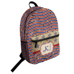 Vintage Stars & Stripes Student Backpack (Personalized)
