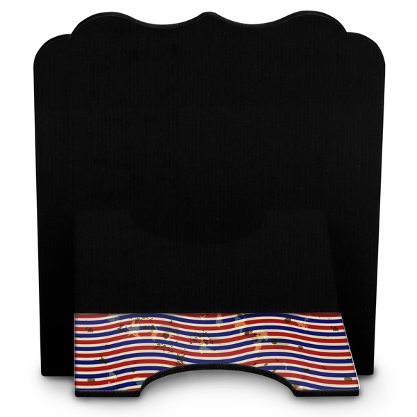 Vintage Stars & Stripes Stylized Tablet Stand - Back