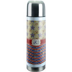 Vintage Stars & Stripes Stainless Steel Thermos (Personalized)