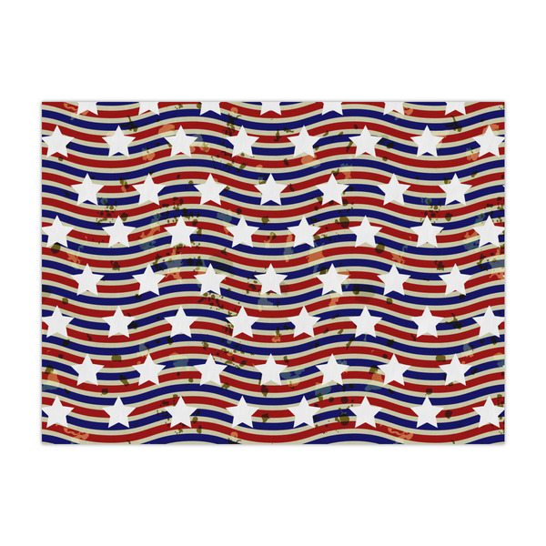 Custom Vintage Stars & Stripes Tissue Paper Sheets - Large - Heavyweight