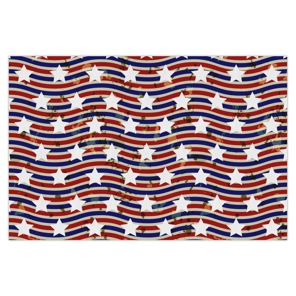 Custom Vintage Stars & Stripes Tissue Paper Sheets - X-Large - Heavyweight