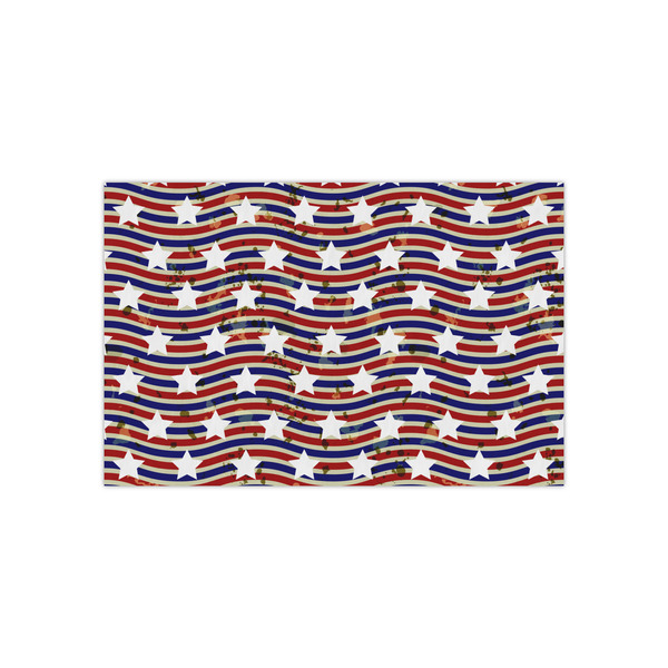 Custom Vintage Stars & Stripes Tissue Paper Sheets - Small - Lightweight