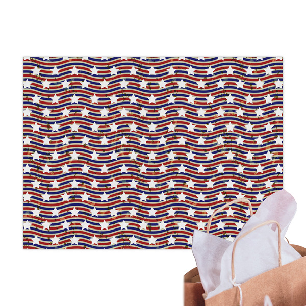 Vintage Stars & Stripes Tissue Paper Sheets - Main