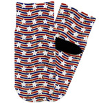 Vintage Stars & Stripes Toddler Ankle Socks (Personalized)