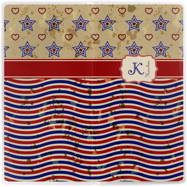 Vintage Stars & Stripes Vinyl Document Wallet - Apvl
