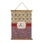Vintage Stars & Stripes Wall Hanging Tapestry (Personalized)