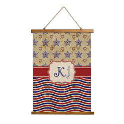 Vintage Stars & Stripes Wall Hanging Tapestry (Personalized)