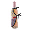 Vintage Stars & Stripes Wine Bottle Apron - DETAIL WITH CLIP ON NECK