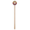 Vintage Stars & Stripes Wooden 7.5" Stir Stick - Round - Single Stick