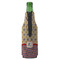 Vintage Stars & Stripes Zipper Bottle Cooler - BACK (bottle)