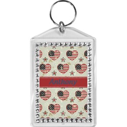Americana Bling Keychain (Personalized)