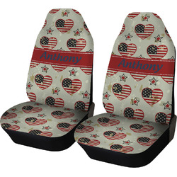 Americana Car Seat Covers (Set of Two) (Personalized)