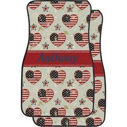 Americana Car Floor Mats (Front Seat) (Personalized)