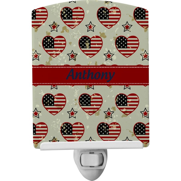 Custom Americana Ceramic Night Light (Personalized)