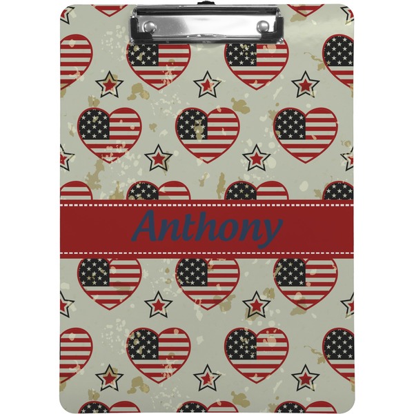 Custom Americana Clipboard (Letter Size) (Personalized)