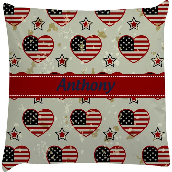 Custom Americana Decorative Pillow Case (Personalized)