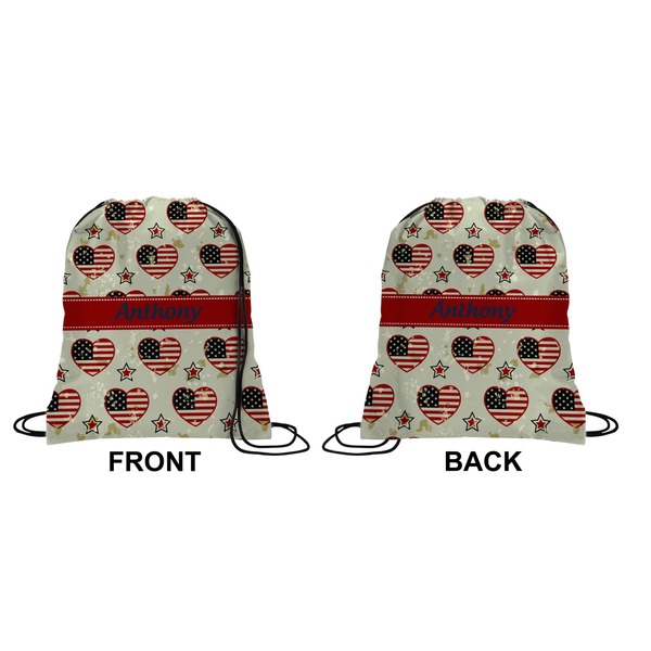 4th of July Drawstring Backpack