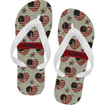 Americana Flip Flops - XSmall (Personalized)