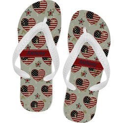 Americana Flip Flops (Personalized)