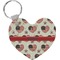 4th of July Heart Keychain (Personalized)