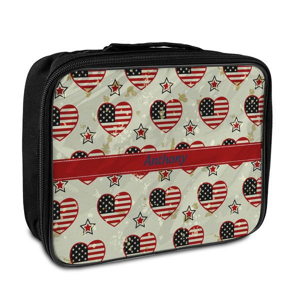 Custom Americana Insulated Lunch Bag (Personalized)